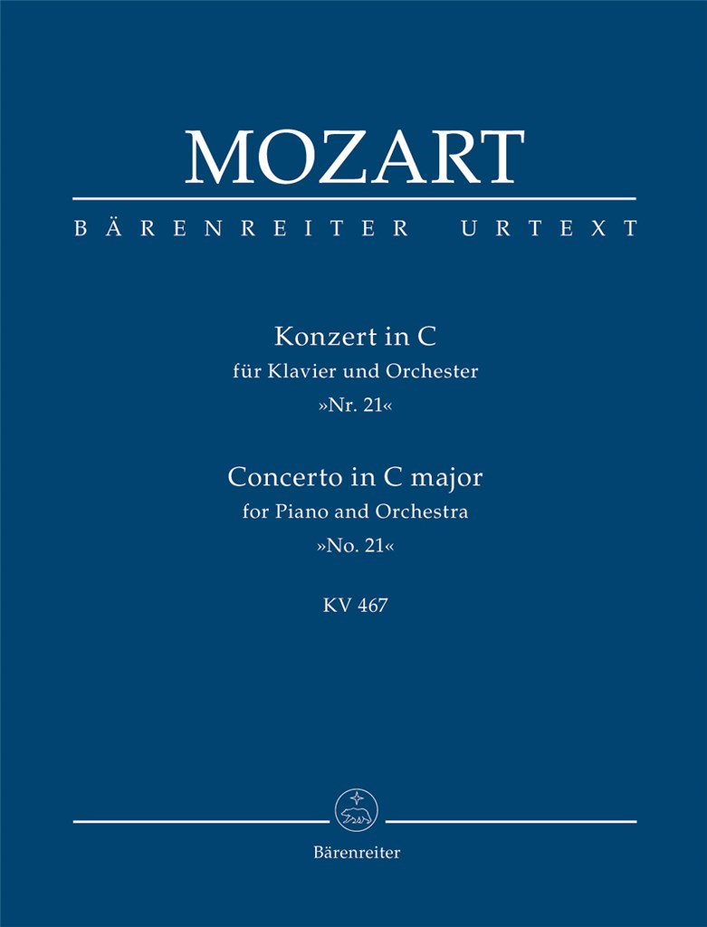 Piano Concerto 21 KV467 Study Score
